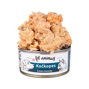 All Animals kočkopes Losos kúsky 90g