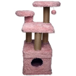 Škrabadlo/Odpočívadlo Magic Cat Amsterdam ružové 100x52x67cm