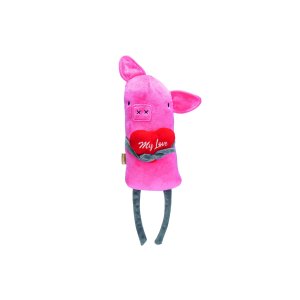 Beeztees Plyšová hračka pre psov Zamilované prasiatko 45cm