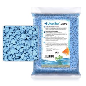 Akvarijný štrk sv. modrý 2 kg DECO