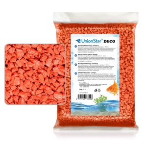 Akvarijný štrk oranžový 2 kg DECO