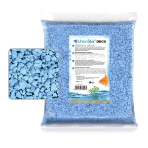 Akvarijný štrk sv. modrý 5 kg DECO