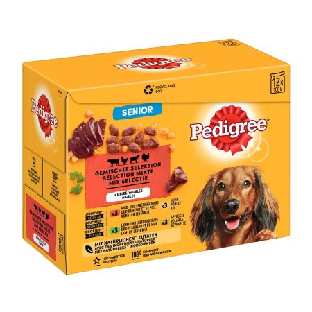 Pedigree kapsička senior mixovaný výběr 12 x 100 g