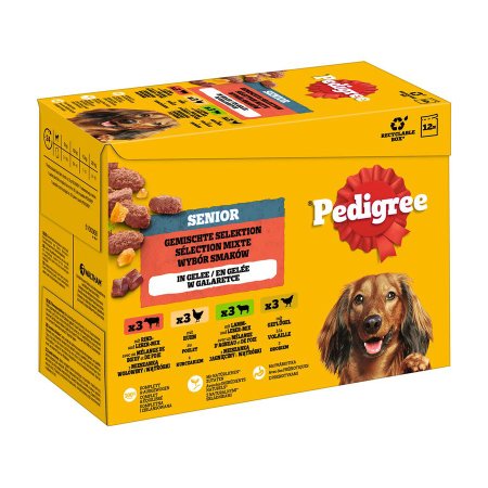 Pedigree kapsička senior mixovaný výběr 12 x 100 g