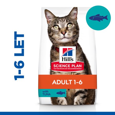 Hill’s Science Plan granule pre dospelé mačky s tuniakom 10 kg (EXPIRÁCIA 05/2025)
