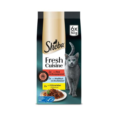 Sheba kapsička Fresh Cuisine Taste of Paris 6 x 50 g