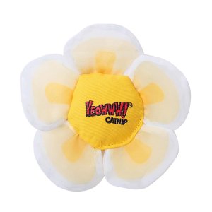 Yeowww Kopretina plnená bio šantou - biela