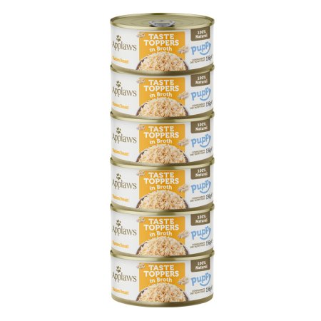 Applaws konzerva Dog Puppy Kuracie prsia vo vývare 6x156g
