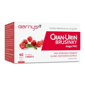 Barny's Cran-Urin megaPAC brusnice 60 kapsúl