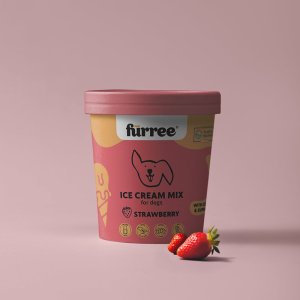 Fürree Ice cream Strawberry Zmrzlina pre psov 60g