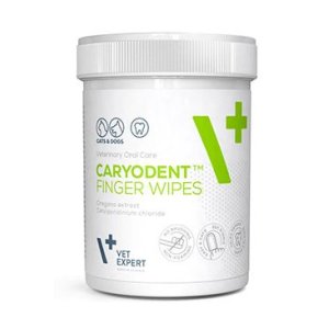 VetExpert Caryodent Finger Wipes 50ks