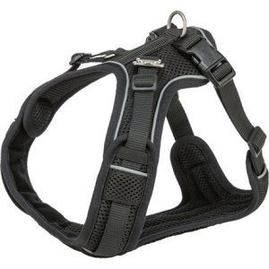 FlexMesh Premium postroj, široký strih, čierna, M, 58-80 cm