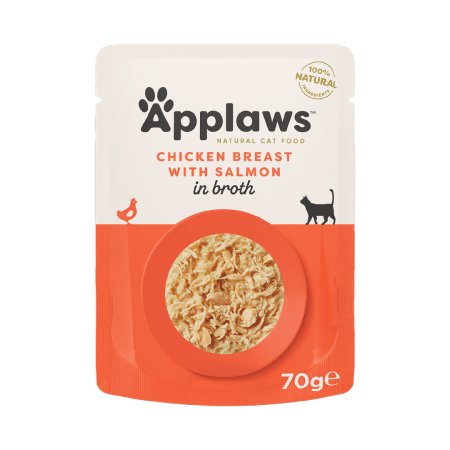 Applaws kapsička Cat Kuracie prsia s lososom 70g
