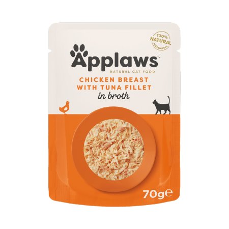 Applaws kapsička Cat Kuracie prsia s tuniakom 70g