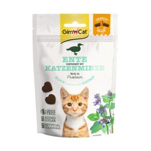 Gimcat Crunchy Snacks Kachna s Catnipem 50g