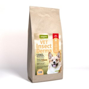 Yoggies VET Insect Derma s hmyzím proteinem, minigranule lisované za studena s probiotiky 10 kg