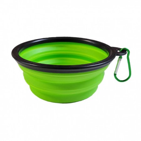Yoggies Skládací miska s karabinkou ze silikonu 0,3l/13cm