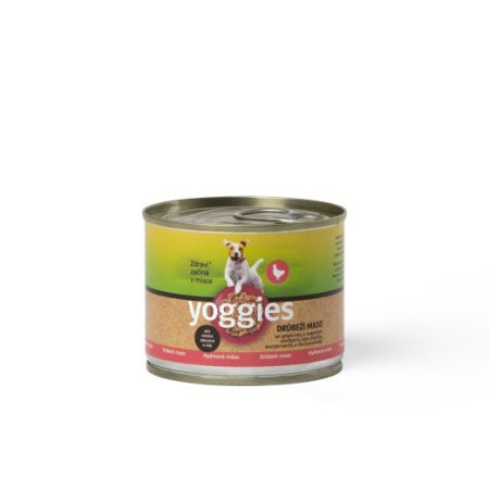 Yoggies drůbeží konzerva se zeleninou a ovesnými vločkami 200 g