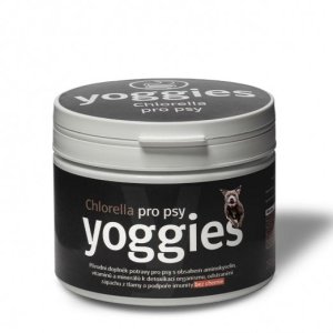 Yoggies Chlorella pre psov 250 g