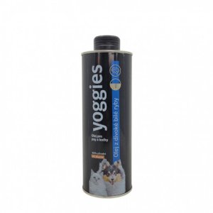 Yoggies Olej z divoké bílé ryby pro psy a kočky 250 ml