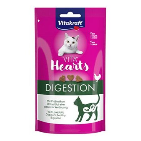 Vitakraft Cat poch. Vita Hearts Digestion kura 40g