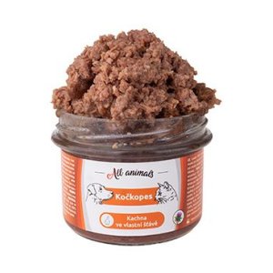 All Animals mačkopes sklo Kačica vo vlastnej šťave 200g