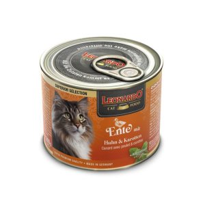 Leonardo Superior Selection Kačacie s kuracím a mrkvou 200 g