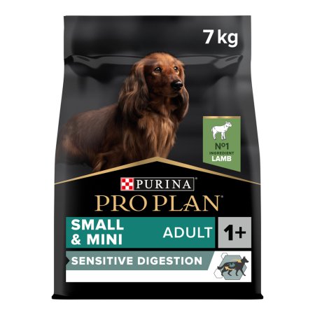 Pro Plan Small & Mini Adult Sensitive Digestion jahňacie 7 kg (POŠKODENÝ OBAL)