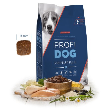 PROFIDOG Premium Plus Medium Adult 3 kg (POŠKODENÝ OBAL)