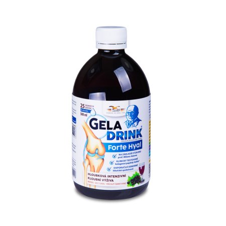 Orling Geladrink Forte Hyal biosol příchuť černý rybíz 500 ml
