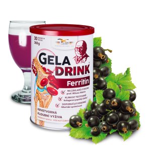 Orling Geladrink Ferritin prášková nápoj príchuť čierne ríbezle 360 g