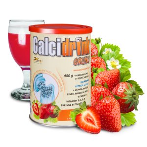 Orling Calcidrink práškový nápoj príchuť jahoda 450 g