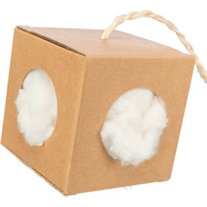 Box s hniezdiacim materiálom, 9x9x9 cm/ 6g, kartón/kvapok