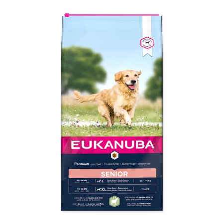 Eukanuba Senior Large & Giant Breed Lamb 12 kg (POŠKODENÝ OBAL, váha 11,7 kg)