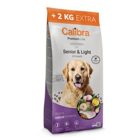 Calibra Dog Premium Line Senior&Light 12+2kg (POŠKODENÝ OBAL)