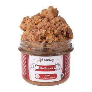 All Animals mačkopes sklo Morka vo vlastnej šťave 200g