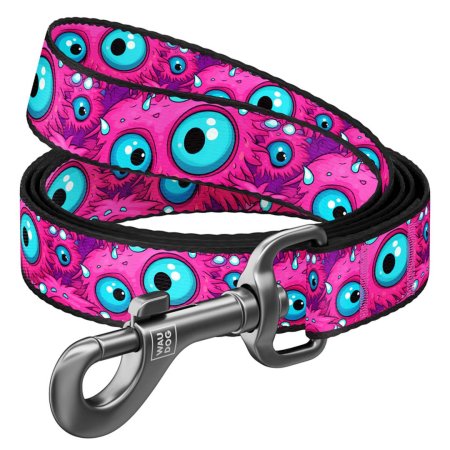WAUDOG vodítko nylon Modroočko (L-XXL/122cm/2,5cm) 
