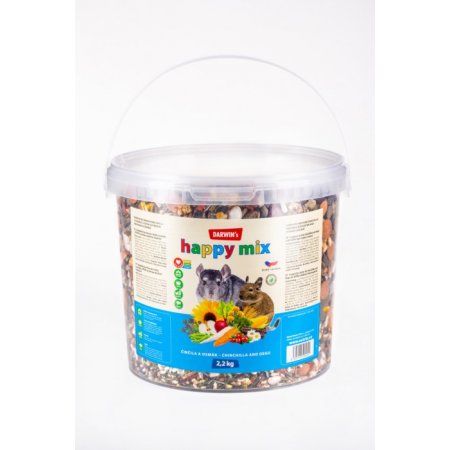 DARWINS činčila & osmák happy mix 2,2 kg (EXPIRÁCIA 05/2025)
