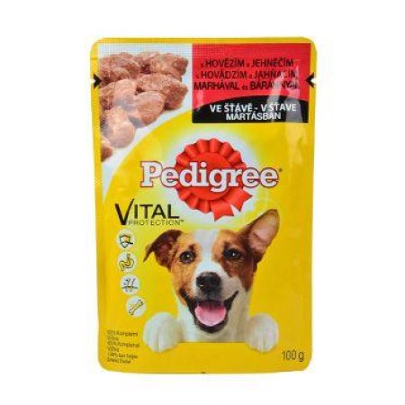 PEDIGREE kapsička Adult hovädzie + jahňa v šťave 100 g (EXPIRÁCIA 02/2025)