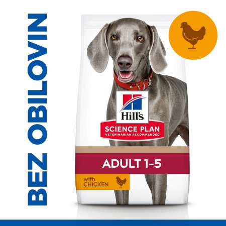 Hill’s Science Plan No Grain pre dospelých psov veľkých plemien s kuracím 14 kg (EXPIRÁCIA 05/2025)