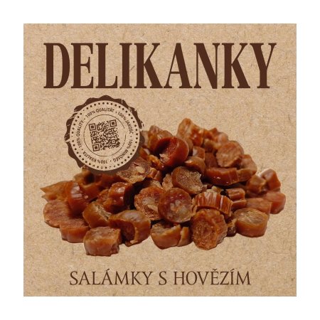 Delikan Delikanky salámy s hovädzím 500 g