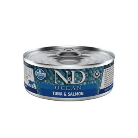 N&D CAT OCEAN Adult Tuna & Salmon 70g (EXPIRÁCIA 11/2024)