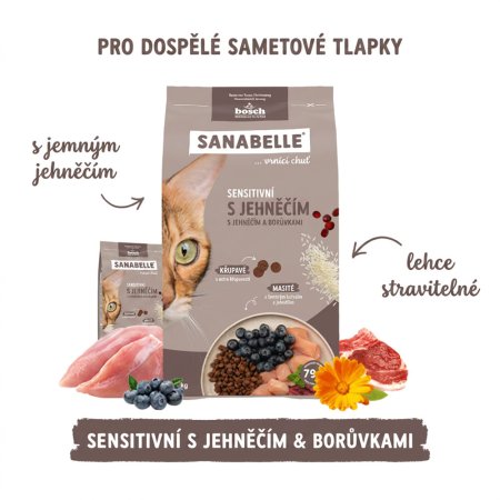 Bosch Cat Sanabelle Sensitive Lamb 0,4 kg