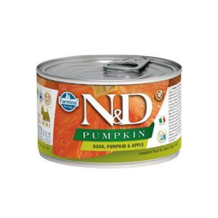 N&D DOG PUMPKIN Adult Boar & Apple Mini 140g (EXPIRÁCIA 04/2025)