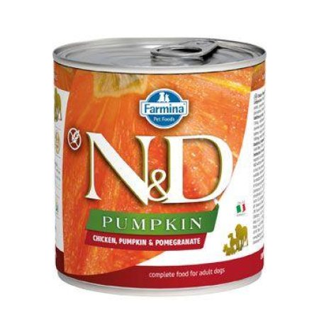 N&D DOG PUMPKIN Adult Chicken & Granátové jablko 285g (EXPIRÁCIA 01/2025)