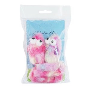 Hračka mačka Myš s dl.chvostom 33cm plyš mix farieb 2ks