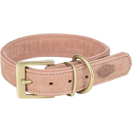 Obojok PURE kožený, ružová XS: 25-31 cm/ 25 mm