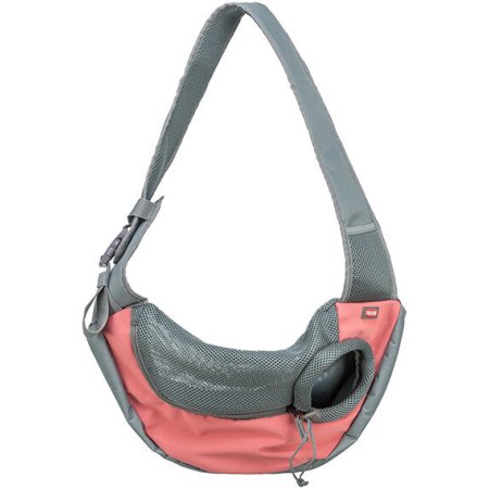 Front Sling Carrier - predné nosítko/taška, 50 x 25 x 18 cm, ružová/šedá (max. 5kg)