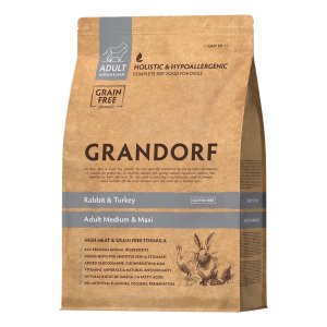Grandorf granule pre psov Adult Medium & Maxi - Králik a moriak 10kg