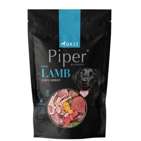 NEW PIPER s jahňacím a mrkvou, vrecko pre psov 500 g